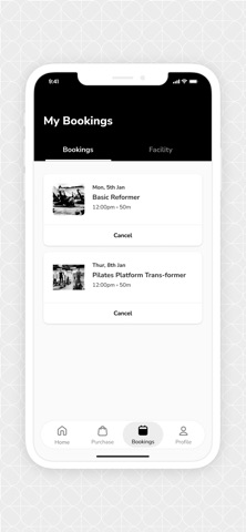 P50 Fitness Pilates Studio iPhone screenshot
