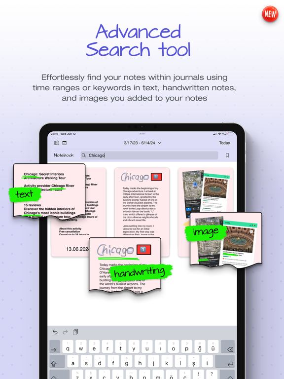 Penjo: Pencil Journal, Planner iPad screenshot 4 - Productivity app