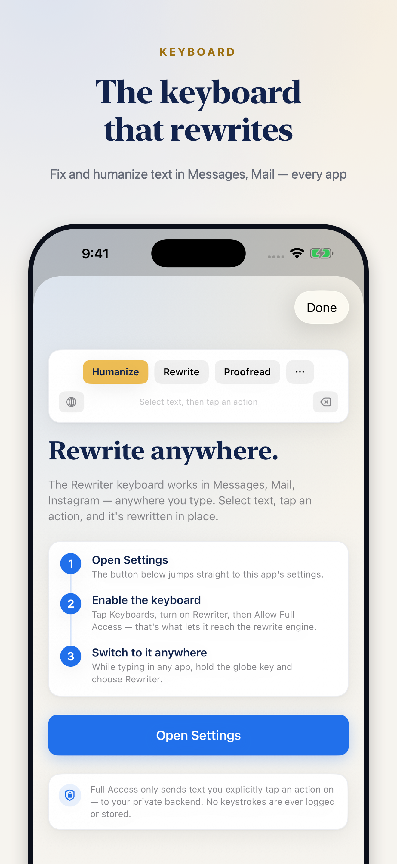 AI Text Rewriter: Humanize screenshot 4