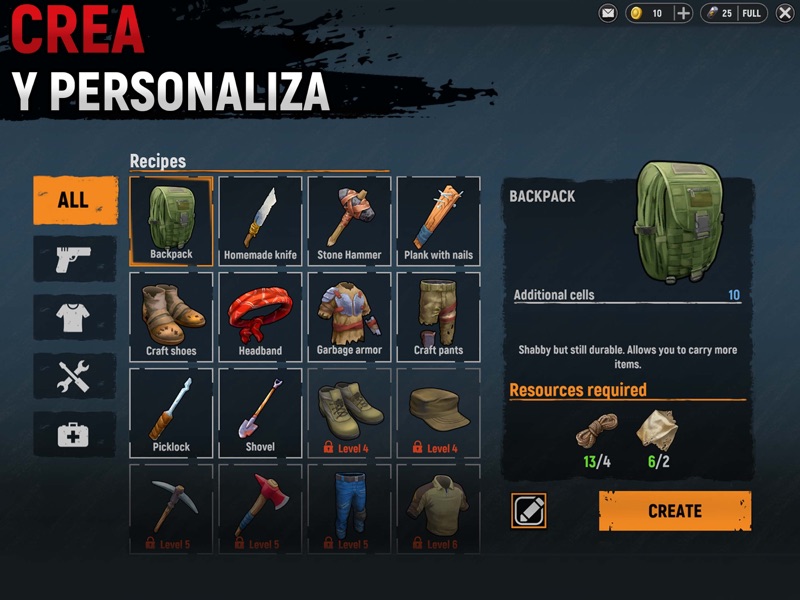 Let's Survive, Juego de Zombie screenshot 12