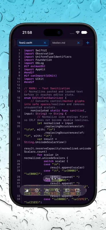 Neon Vision Editor screenshot 1 of 10