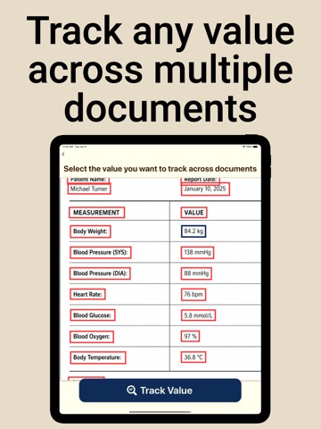 OCR & PDF Data Tracker - GrabX iPad screenshot