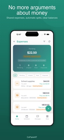 CoParentIT · Co-Parenting App Screenshot 6 of 7