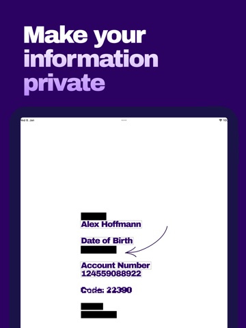 Redact・Image Privacy & Blurr iPad screenshot