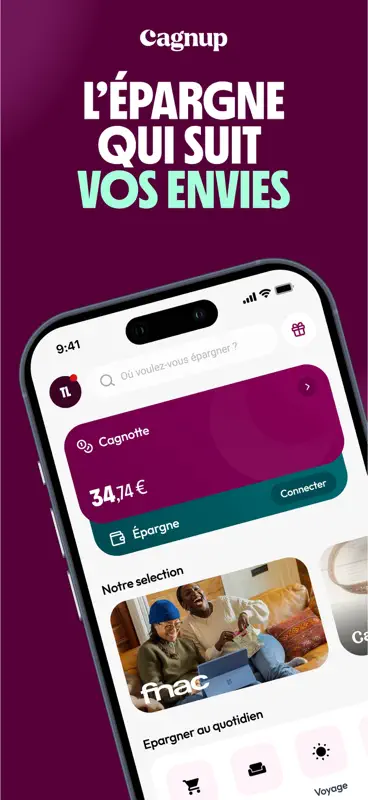 Cagnup - Dépenser et épargner screenshot 1 of 5