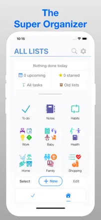 Life Lists Organizer: Screenshot 1 von 9