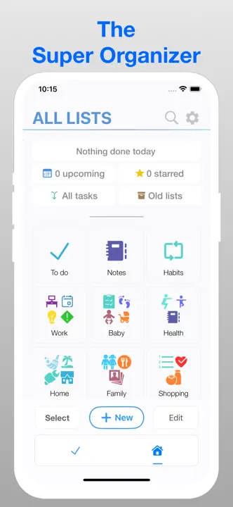 Life Lists Organizer: Screenshot 1 von 9