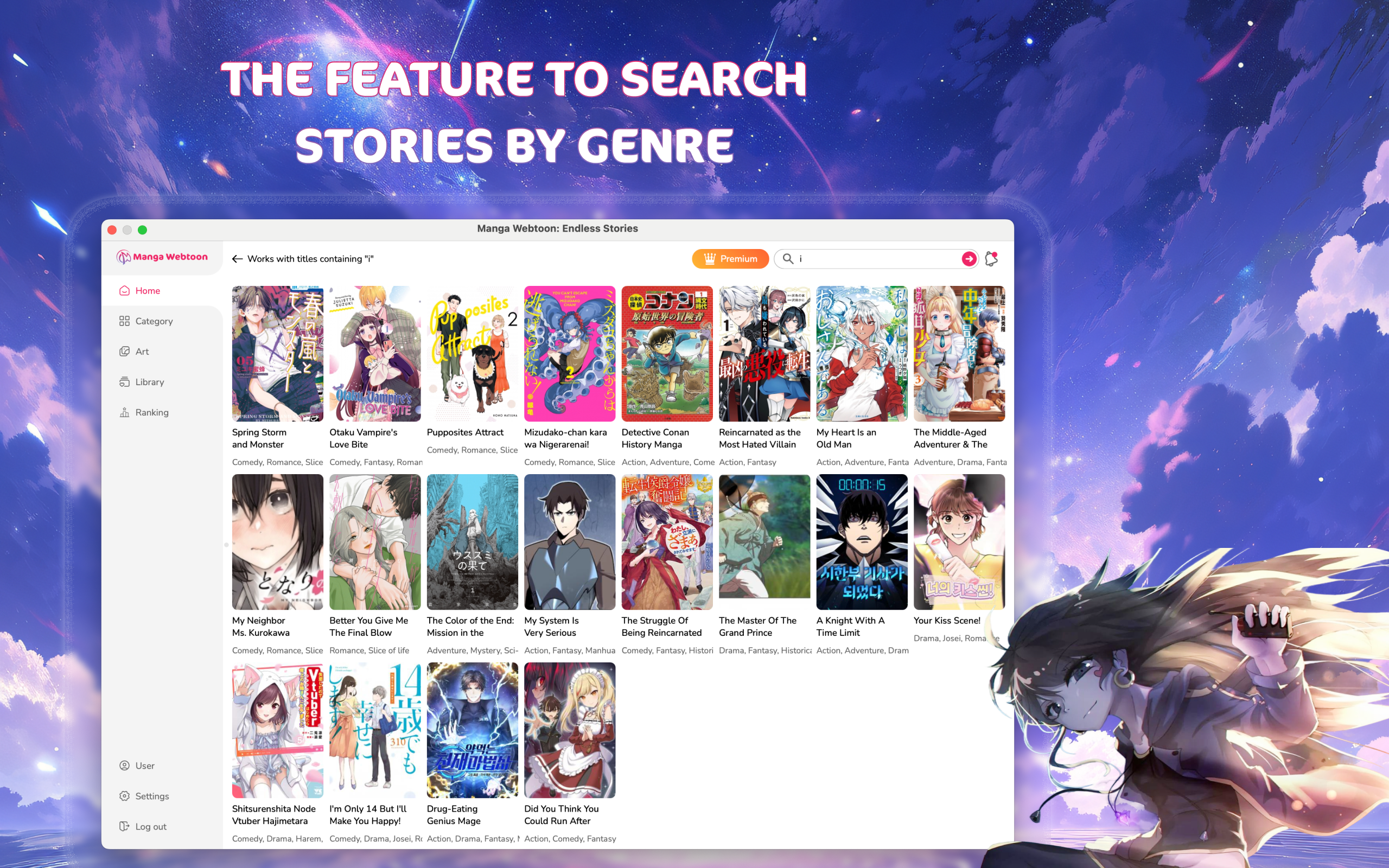 Manga Webtoon: Endless Stories screenshot 27