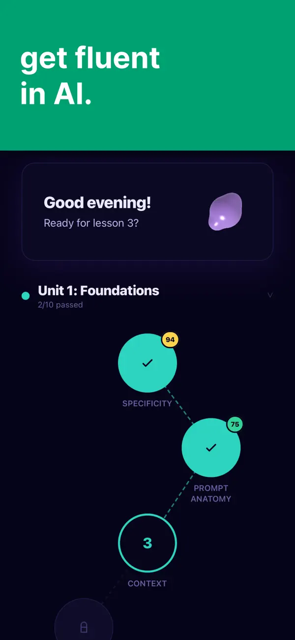 Screenshot #1 pour AiQ: Learn AI Prompting