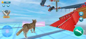 Cat Only Going Up Parkour Game screenshot #4 for iPhone