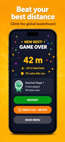 Bloop: Sky Run screenshot 2