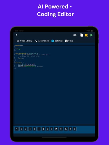 Code Editor Pro | CoddyAI iPad screenshot
