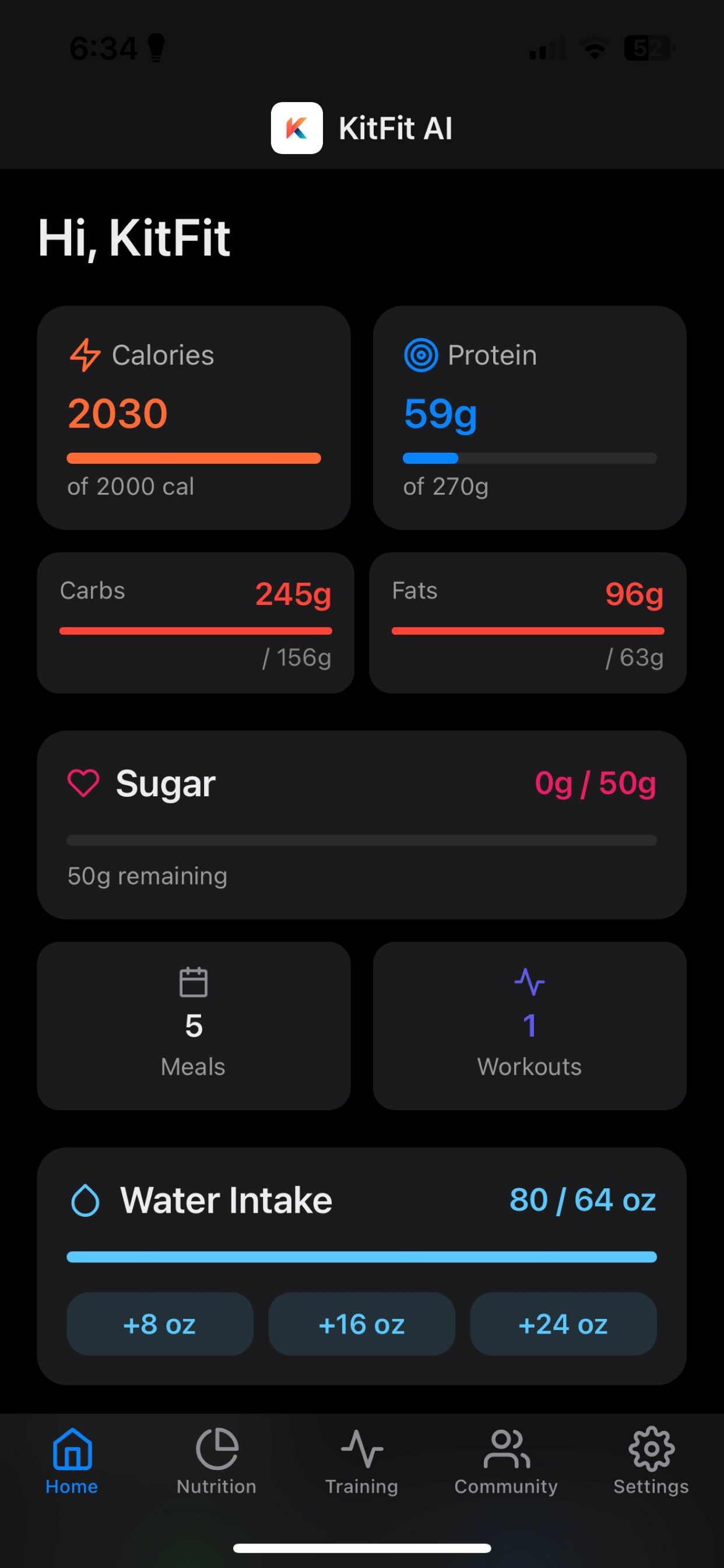 KitFit AI - Calorie Tracker