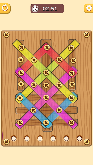 Wood Nut Bolt Screw Puzzle Screenshot