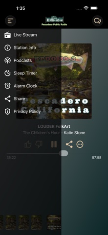 KPDO, Pescadero Public Radio iPhone screenshot