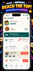 Wordigo: Word Games & Puzzles screenshot