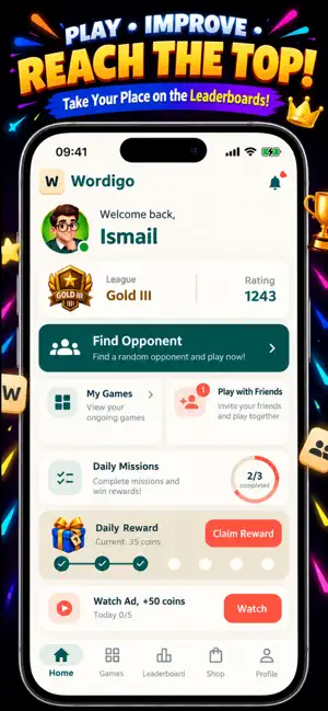 Wordigo: Word Games & Puzzles screenshot 4