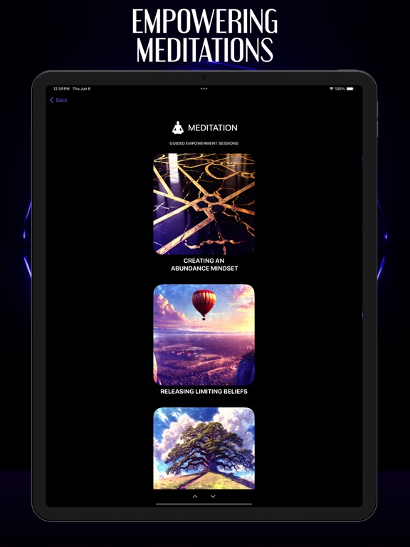 Manifestation Power Journal iPad screenshot 6 - Lifestyle app