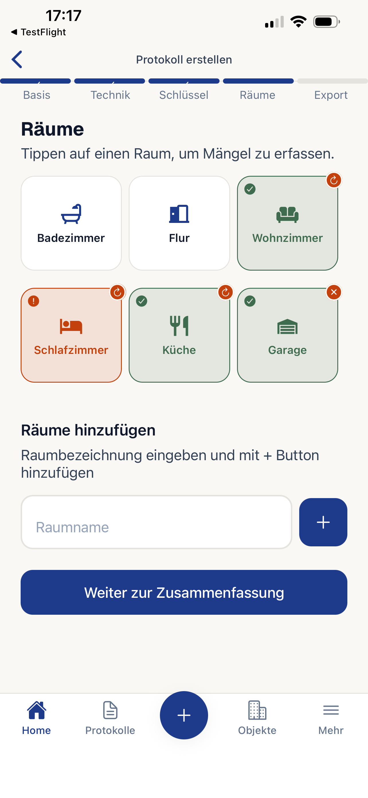 WohnungsCheck Protokoll screenshot 2