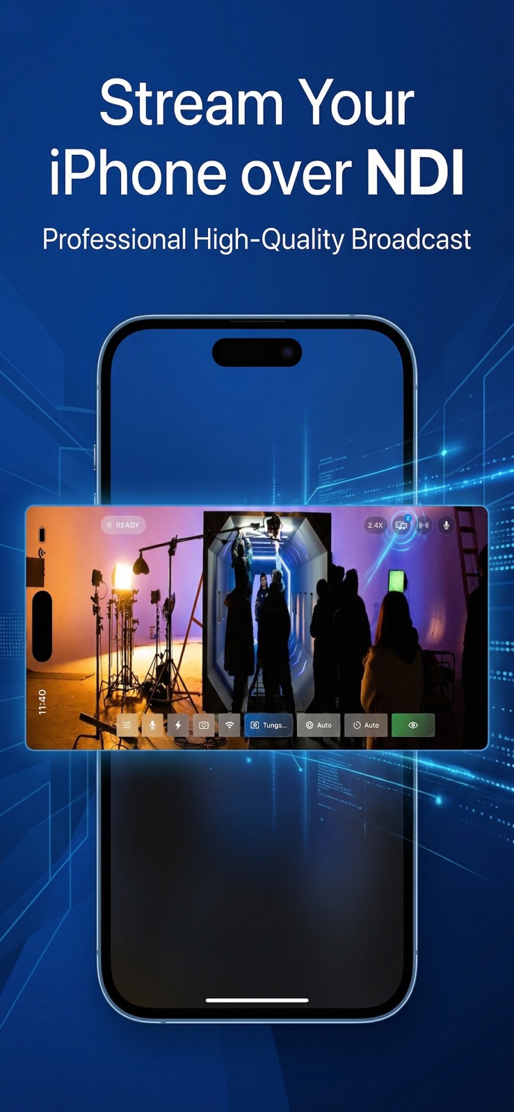 Stream Camera for NDI HX iphone screenshot 1