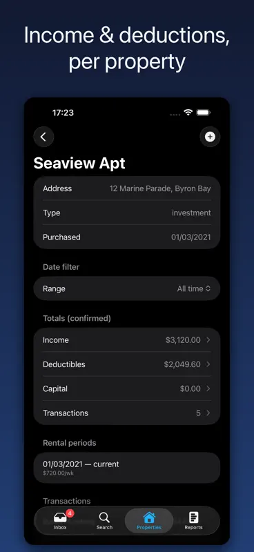 RentTax: Landlord Tax AU screenshot 2 of 5