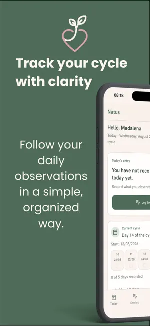 Natus: Fertility Journal screenshot 1
