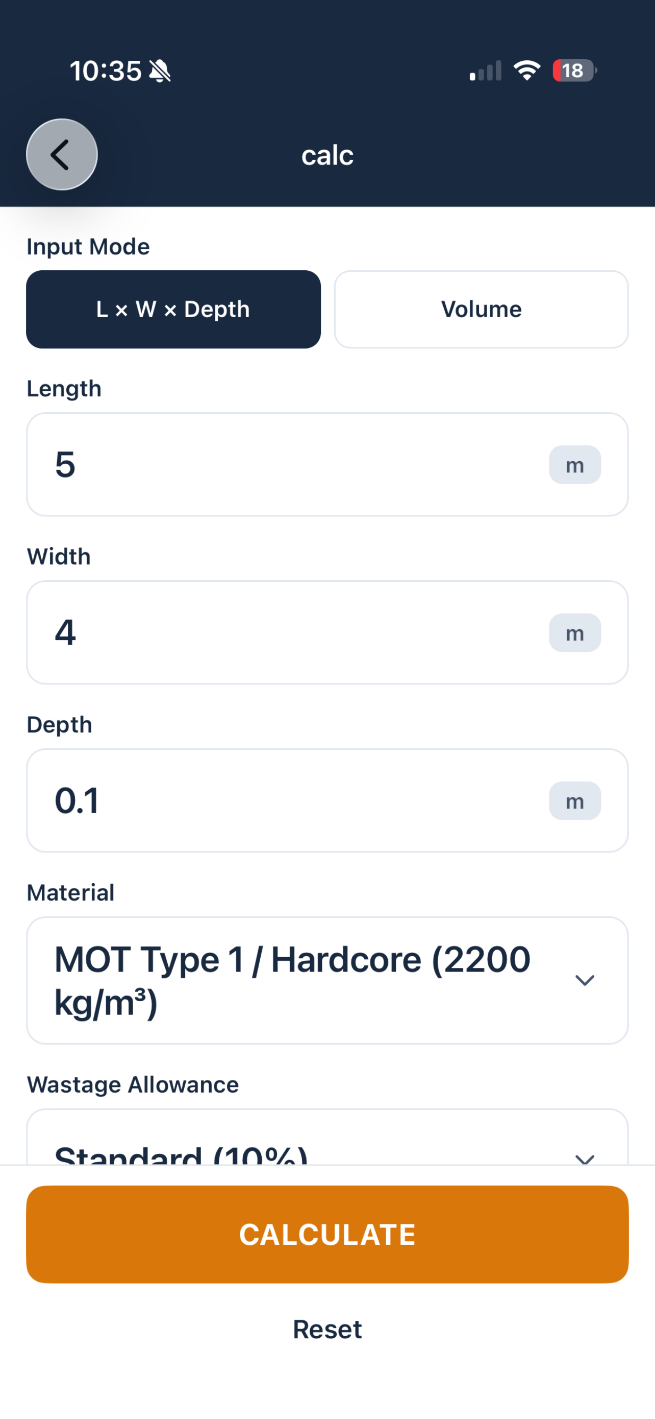 Datum: The Builders Calculator