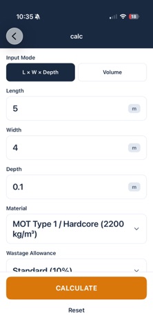 Datum: The Builders Calculator screenshot