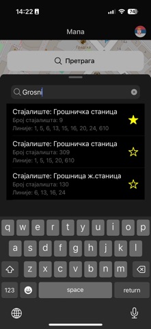 eKG bus screenshot