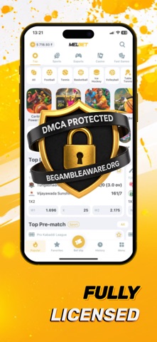 Melbet: Live Sports Betting iPhone screenshot 6