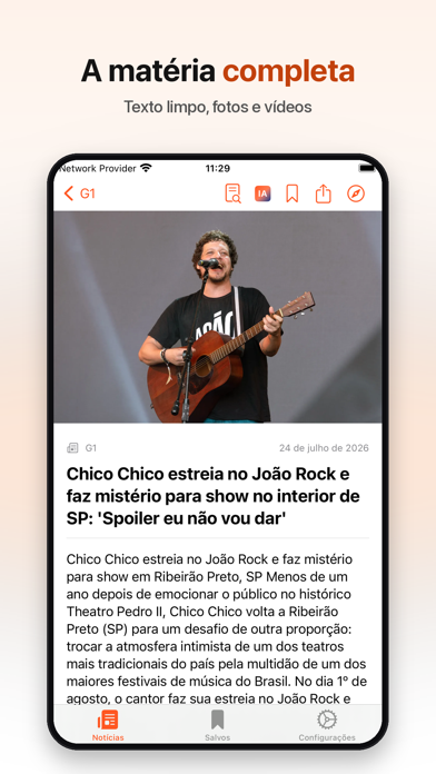 Notícias do Brasil iPhone screenshot