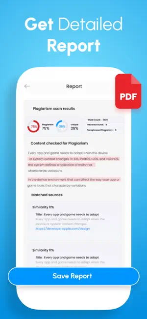 Plagiarism Checker & AI Detect screenshot 3
