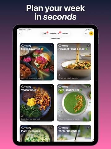 Plantry: Meal Plans & Recipes ipad screenshot 4