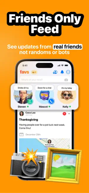 Favs: Private Social Network screenshot 2
