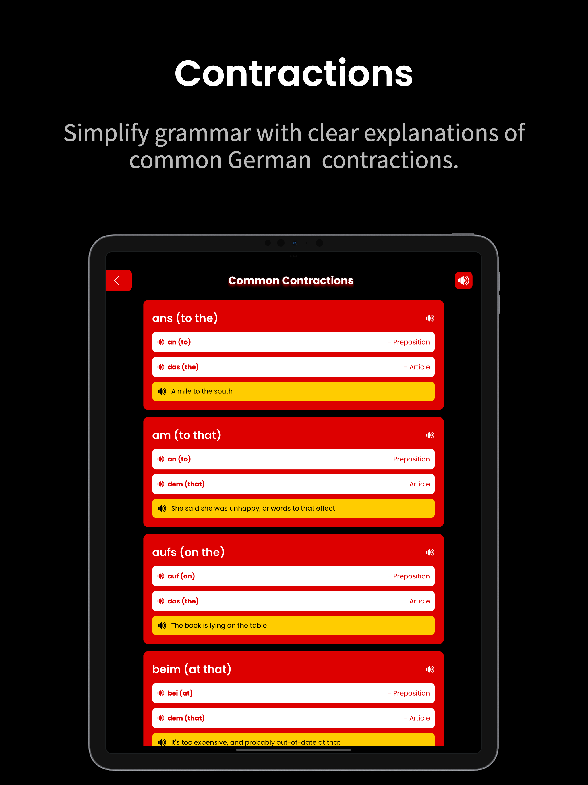 Verb Forms - German screenshot 16