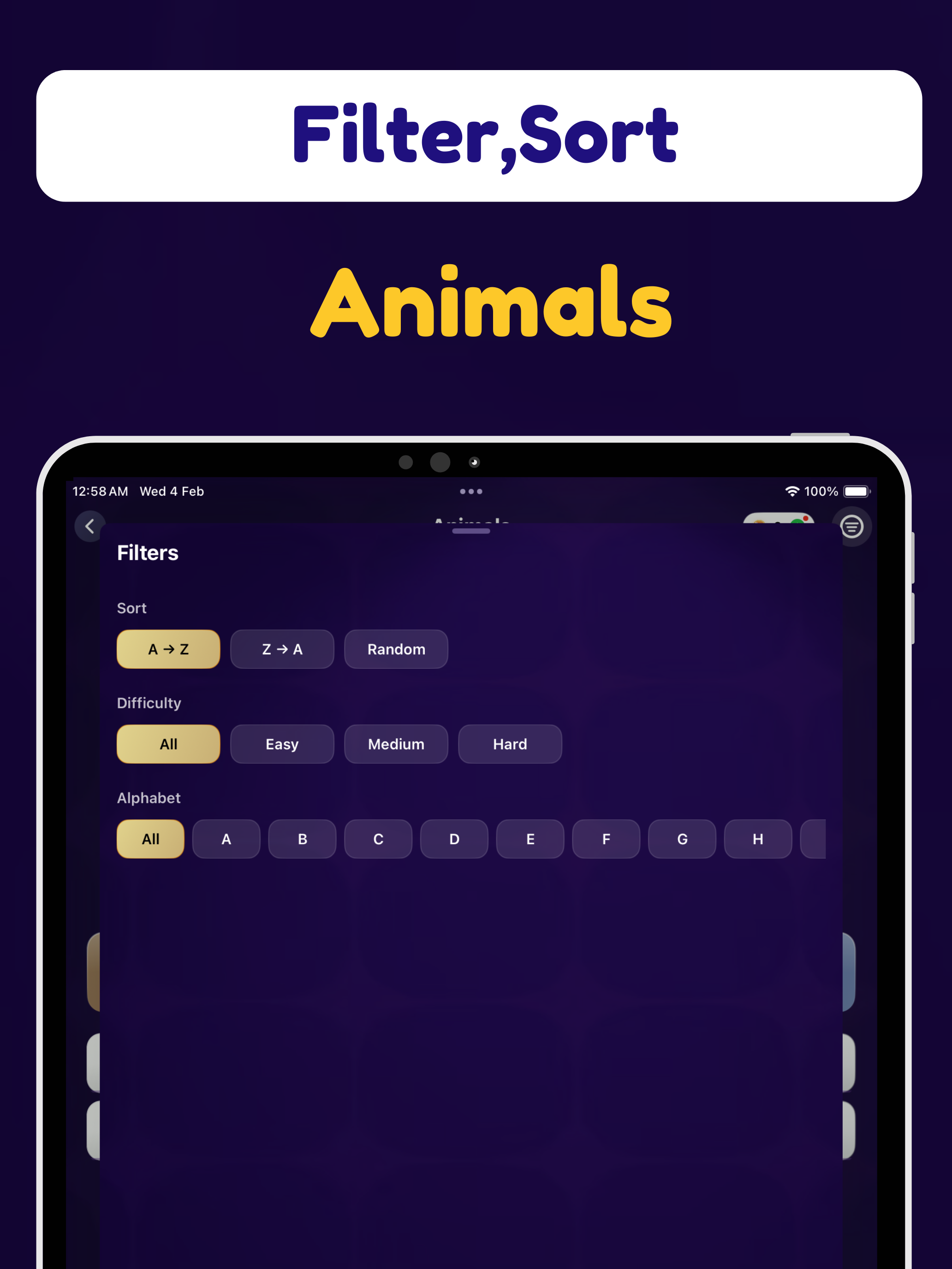 Guess the animal : abc Animals