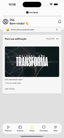 LOVE | IGREJA iPhone screenshot