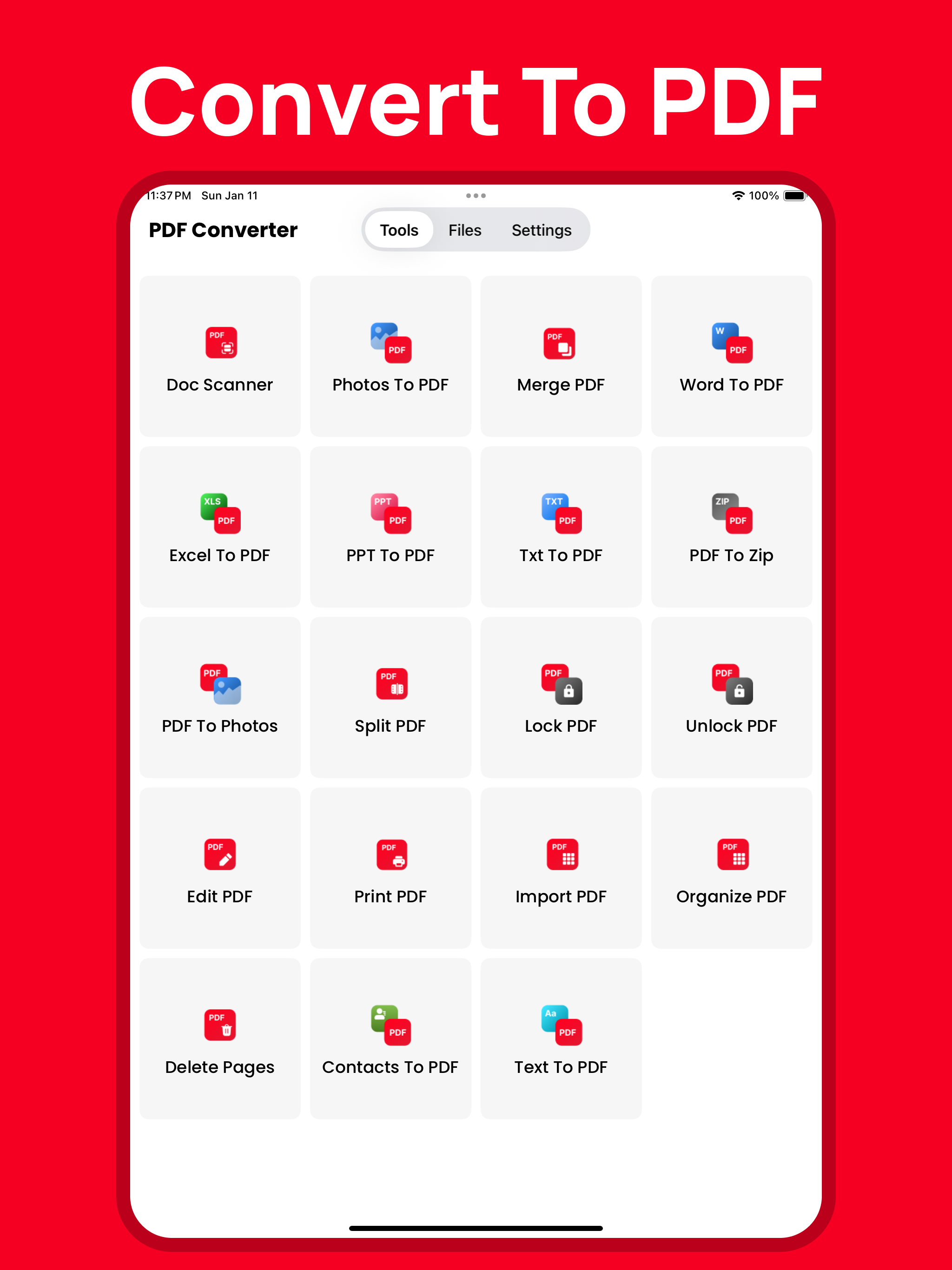 PDF Converter: Word to PDF!
