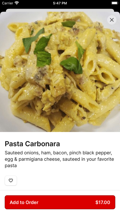 La Bella Italia Restaurant Screenshot