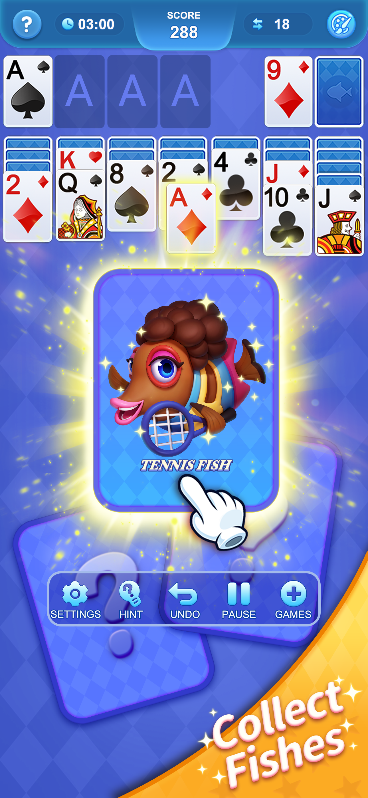 Solitaire 3D Fish screenshot 3