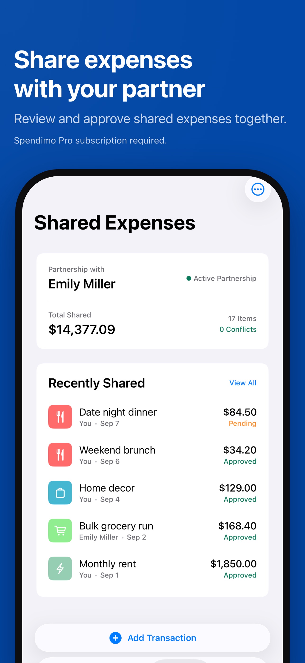 Screenshot 3 of Spendimo Expense Tracker