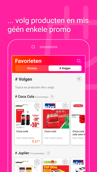 Promotiez.be: folders & promos iPhone screenshot
