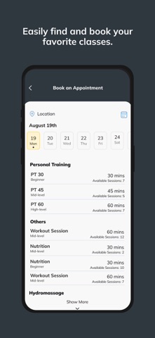 The Gym Ramona iPhone screenshot