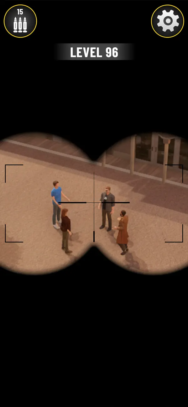 #4. Sniper Shooting 3D (iOS) By: Gamify Studio FZ-LLC