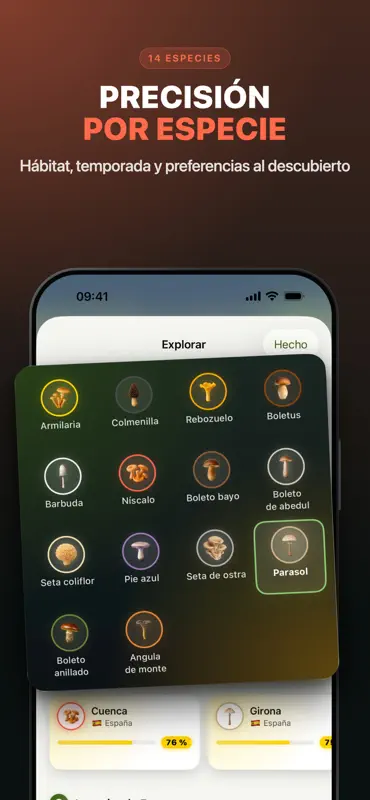ShroomCast: Previsión de setas screenshot 6 of 7
