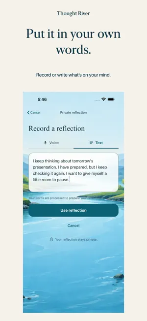 Thought River - Mindfulness screenshot 2