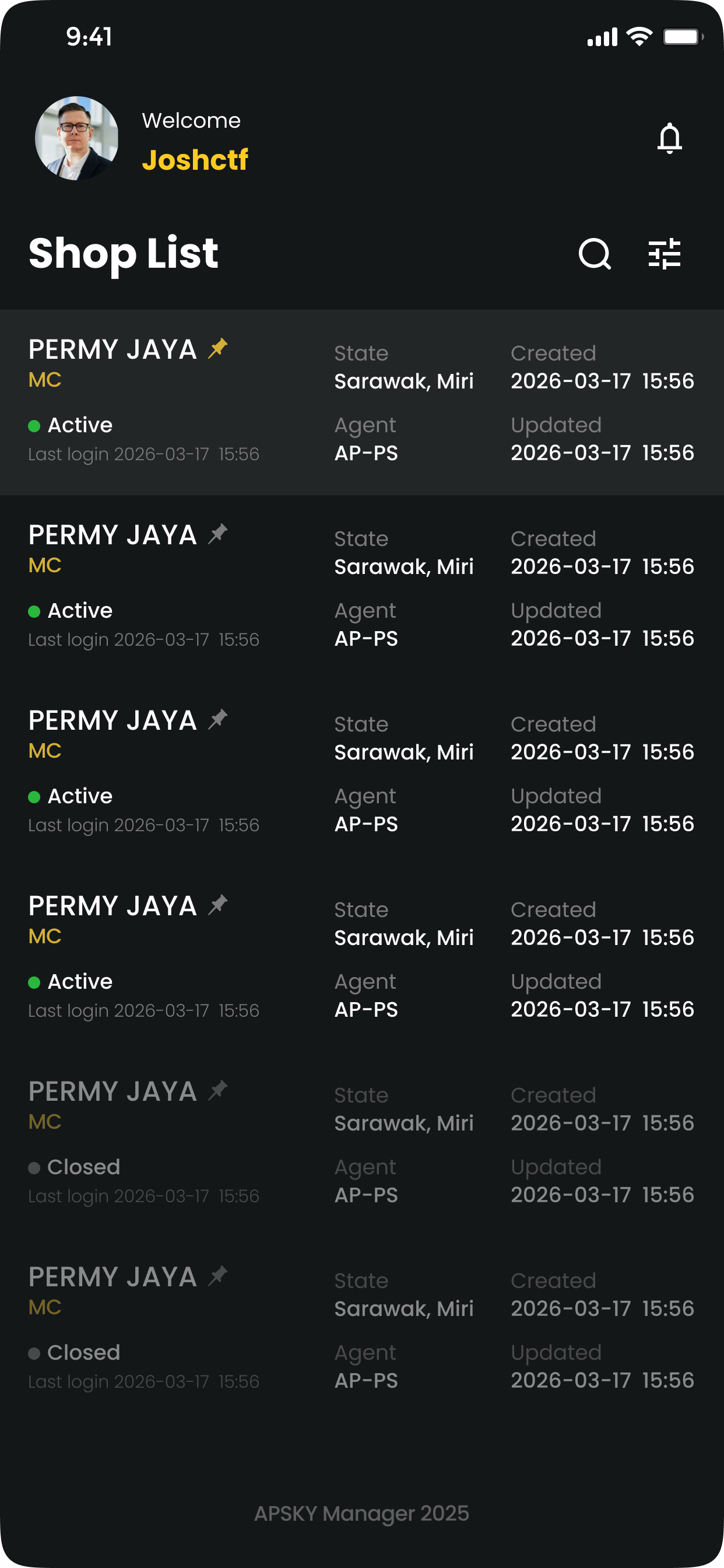 APSKY Manager screenshot 3