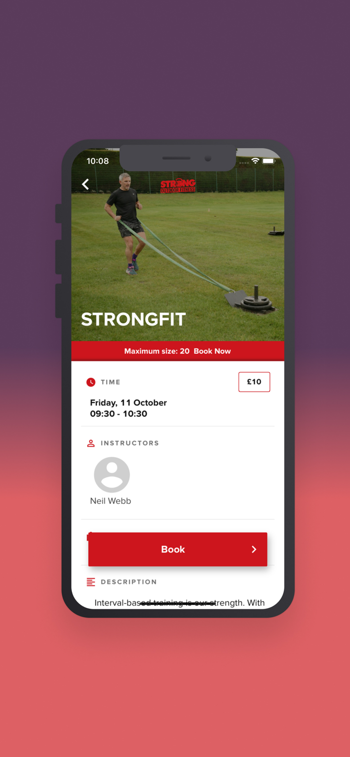 Strong Outdoor Fitness screenshot 2