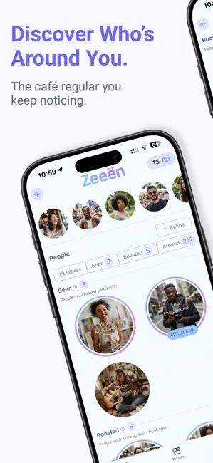 Zeeën: Social Discovery iPhone screenshot 1