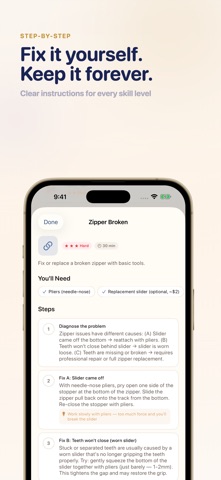 Clothes Repair Guide - Patched Screenshot 4 of 5